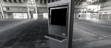 ADA Internet LCD Kiosk outdoors and indoors