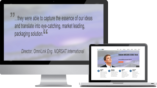 essence of our ideas and translate into eye-catching, market leading solution